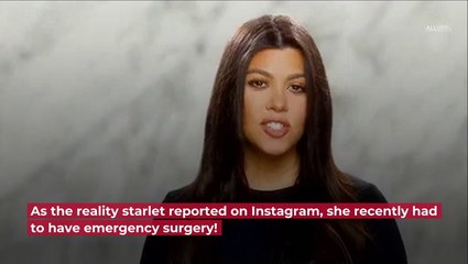 Pregnant Kourtney Kardashian Has Emergency Surgery To Save Baby!