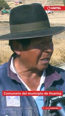 ¡Sequía! La falta de lluvias golpea a miles de familias en el altiplano y también afecta al lago Titicaca.