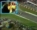 1988 F1 San Marino GP - Enzo Coloni interviewed over Gabriele Tarquini retirement (ITA)