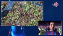 Celebración Barça tras ganar su segunda UEFA Women's Champions League