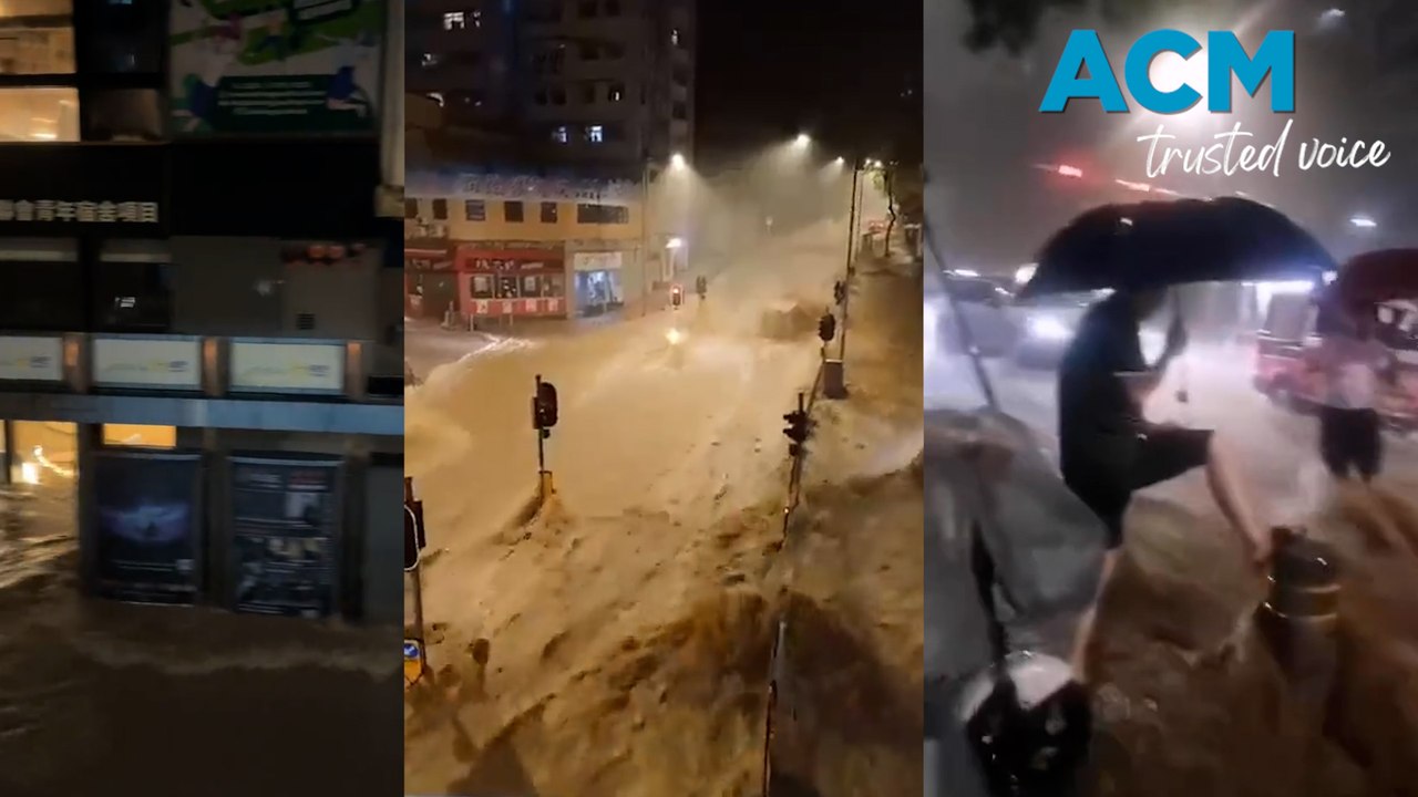Hong Kong's heaviest rainfall in 140 years triggers widespread flooding