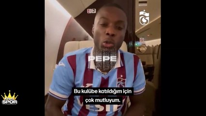 Arsenal'in bonservisine 80 milyon euro verdiği Nicolas Pepe, Trabzonspor için geldi