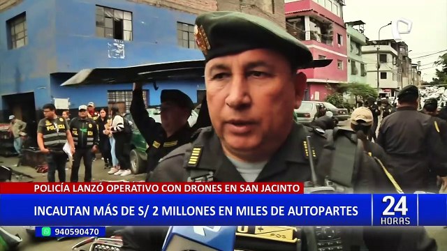 PNP incauta más 4 mil autopartes valorizadas en más de S/ 2 millones en San Jacinto