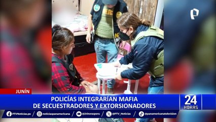 Junín: Detienen a policías que integrarían organización criminal