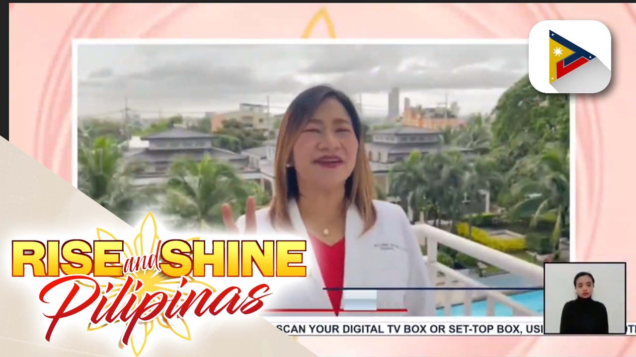 Pagbati mula kay Dr. Joan Perez Rifareal sa Rise and Shine Pilipinas