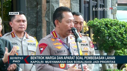 Kata Kapolri soal Polisi Bentrok dengan Warga di Pulau Rempang Batam