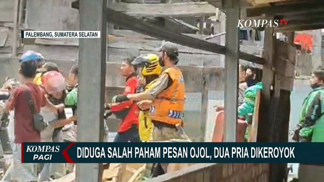 Diduga Salah Paham, Dua Pria di Palembang Dikeroyok Pengemudi Ojol
