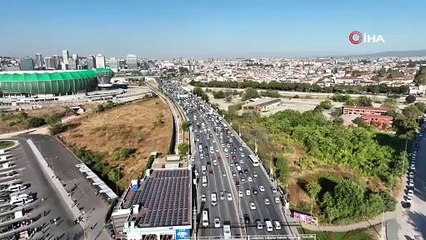 Bursa’da okulların ilk günü trafikte yoğunluk yaşanmadı