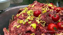 Steamed meat with unforgettable taste - Most popular food in Uzbekistan