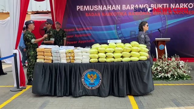 BNN Musnahkan Ratusan Ribu Narkotika Hasil Tindak Pidana Internasional
