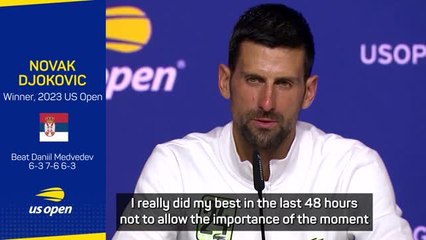 Download Video: Djokovic reveals his secrets to success after 24th grand slam title