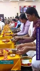 Vighna-vinashak Ganpati Pujan Shraddhavans woship Ganeshji chanting Shree Ganpati Panchratna Stotra