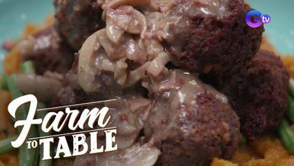 How to Make Meatballs with Mashed Kalabasa | Farm To Table