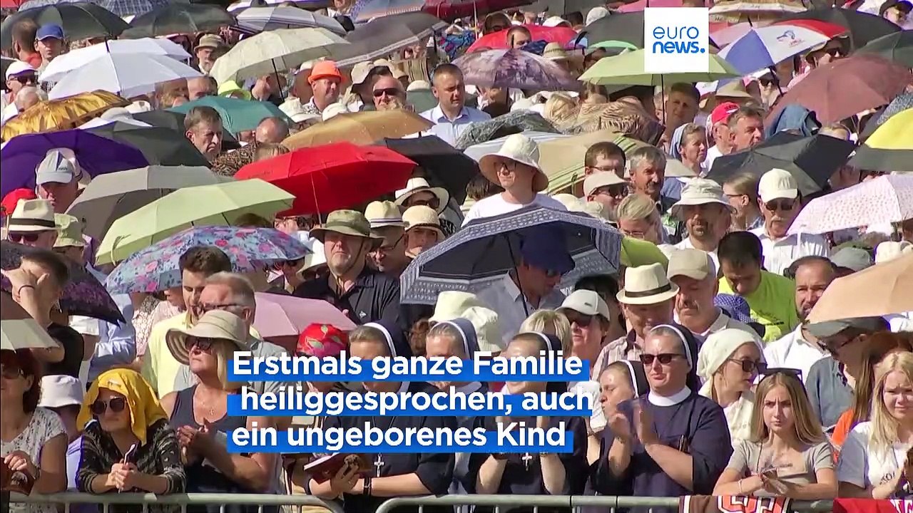 Papst spricht polnische Familie wegen Hilfe für Juden selig