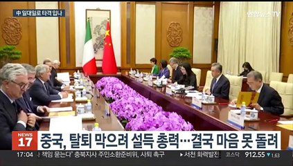 끈질긴 중국 설득에도…"이탈리아, 일대일로 탈퇴 통보"