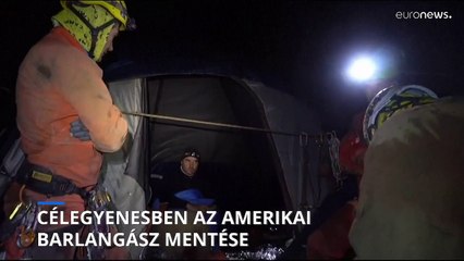 Törökország: célegyenesben az amerikai barlangász mentése
