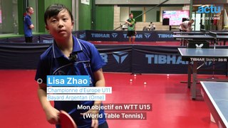 Lisa est championne d'Europe de tennis de table