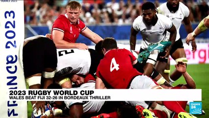 2023 Rugby World Cup: Wales beat Fiji 32-26 in Bordeaux thriller