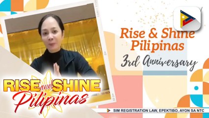 Pagbati mula kay Jinky Delos Santos sa Rise and Shine Pilipinas