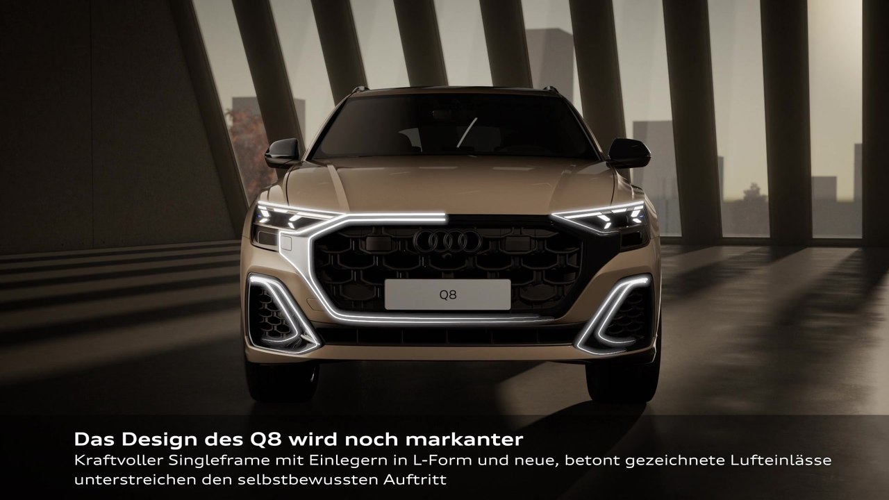 Audi Q8 Exterieurdesign Animation