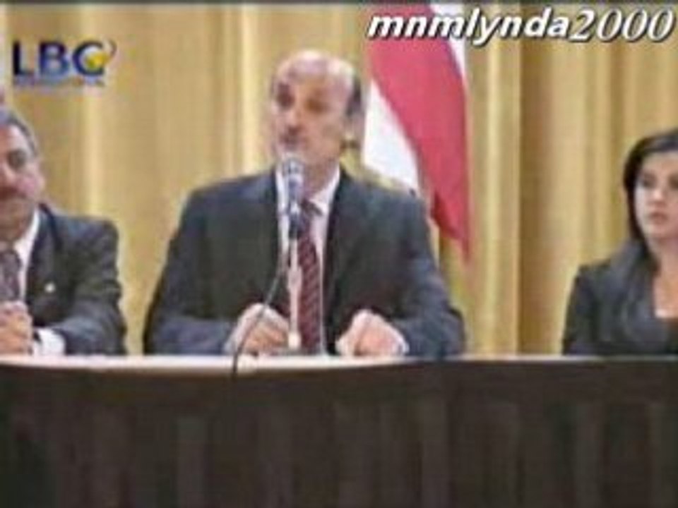 Dr Samir Geagea 27-03-2008