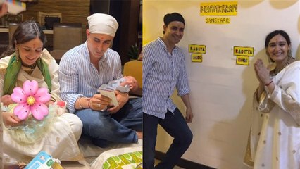 Gautam Rode Pankhuri Awasthi Twin Baby Unique Name Reveal, Namakaran Ceremony में Meaning..