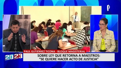 Paul Gutiérrez defiende polémica ley que reincorpora a maestros sin título: "Es un acto de justicia"