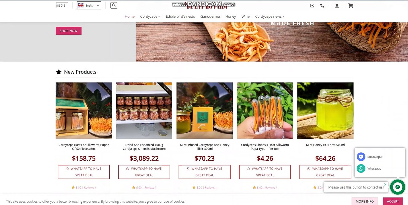 HQ Farm Cordyceps HQ Farm - Elevate Wellness with Natural Essence