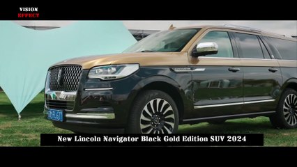 New Lincoln Navigator Black Gold Edition SUV 2024