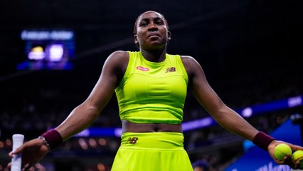 Protestors interrupt Gauff-Muchova semi-final