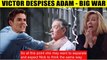 CBS Young And The Restless Adam got angry and punched Victor because he made fun