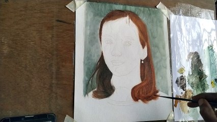 Discover the art of painting- applying face color