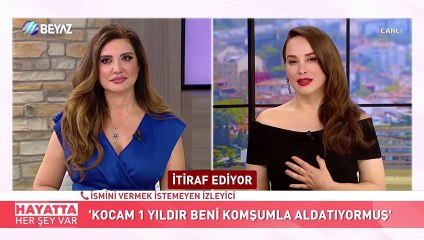 Programda ihanetini anlattığı kocası birden eve gelince ortalık karıştı