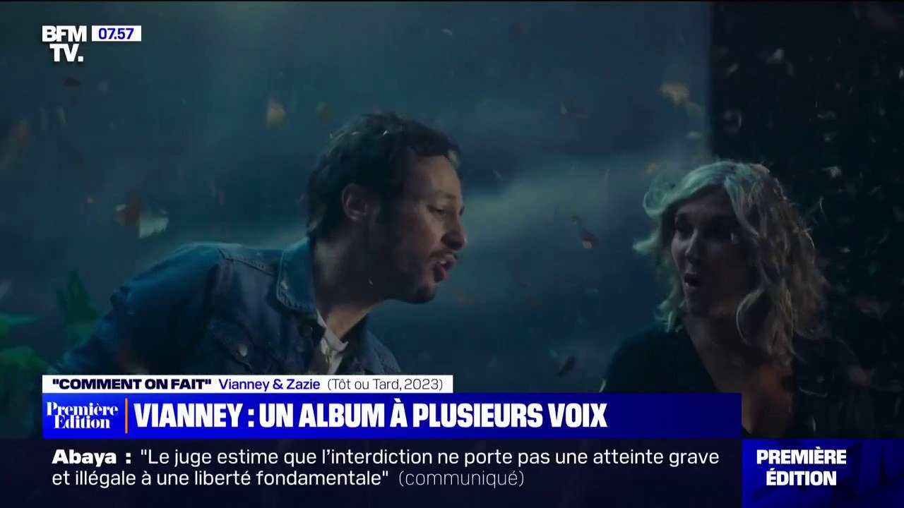 Vianney annonce la sortie d'un nouvel album constitué de duos et de trios