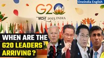 G20 Summit: World Leaders who have arrived in Delhi and who are yet to arrive | Oneindia News