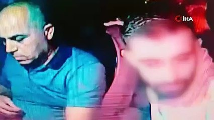 Taksi şoförüne öldüresiye borç dayağı kamerada