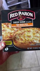 Red Baron Singles Cheese Deep Dish Pizza