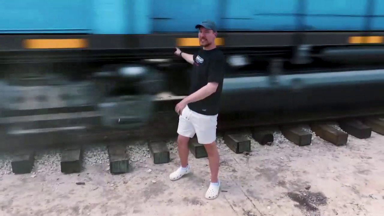 Train Vs Giant Pit