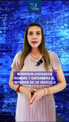 Derivado de la fuerte lluvia, un hombre y una mujer murieron ahogados al interior de un vehículo Mercedes Benz, dentro del paso a desnivel de Periférico y Servidor Público  #TuNotiReel