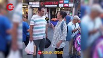 Sokak röportajında Erdoğan'a böyle seslendi