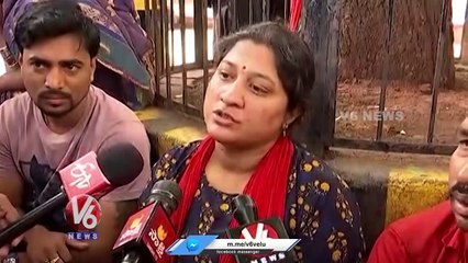 Home Guard Ravinder Wife Sandhya Face To Face _ V6 News