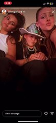Selena Gomez yesterday with little sister gracie amd friends at beyonce’s #RENAISSACEWorldTour 