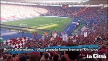 Roma-Salernitana, i tifosi granata fanno tremare l'Olimpico