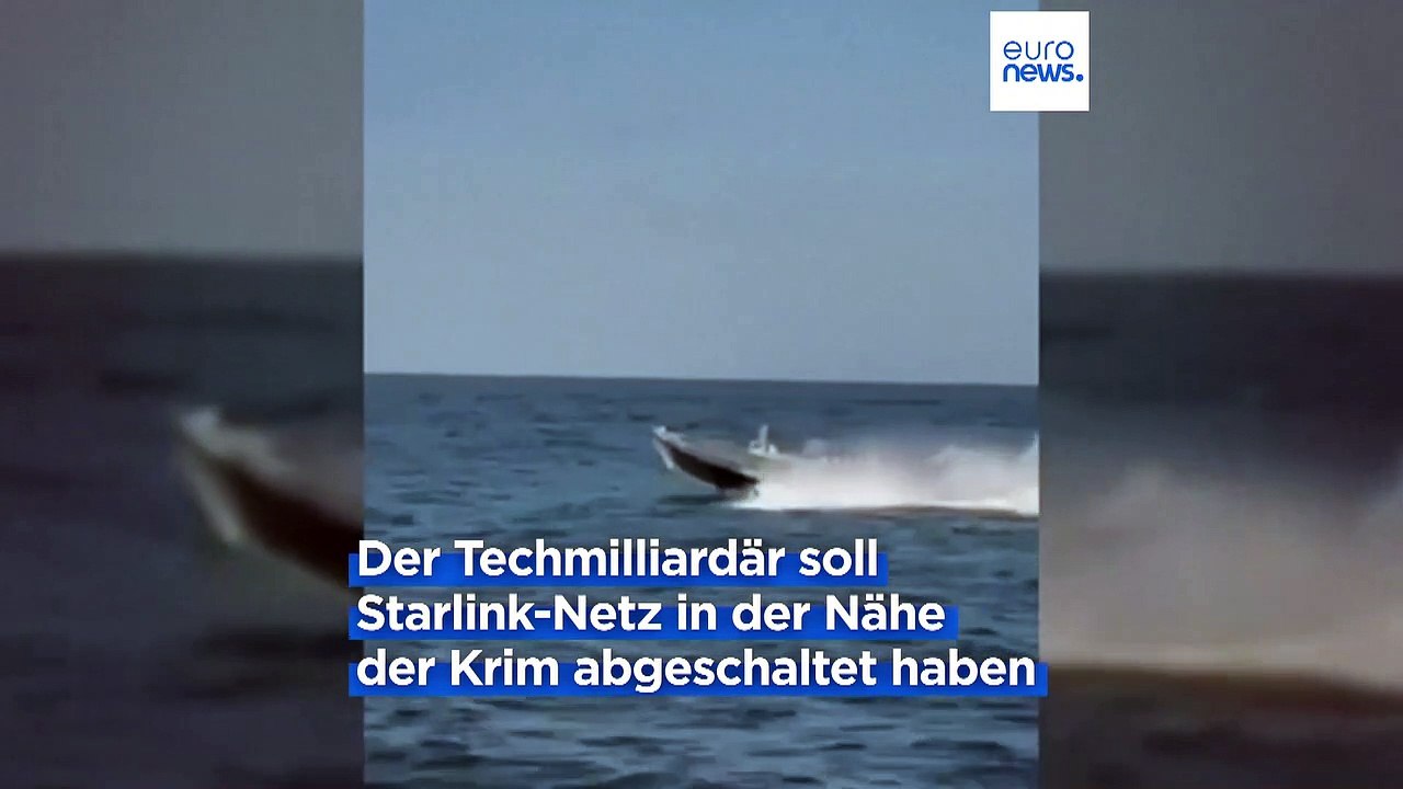 Tech-Milliardär Elon Musk soll ukrainischen Drohnenangriff sabotiert haben