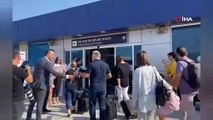 İran'dan Gazipaşa-Alanya Havalimanı’na ilk kez düzenlenen uçak seferinde yolcular çiçeklerle karşılandı