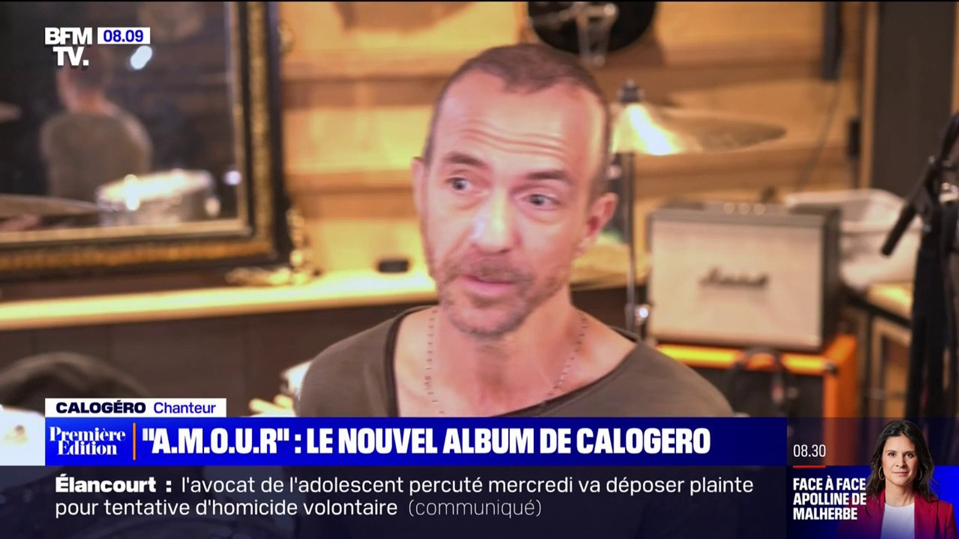 Calogero sort un nouvel album "A.M.O.U.R" - Vidéo Dailymotion