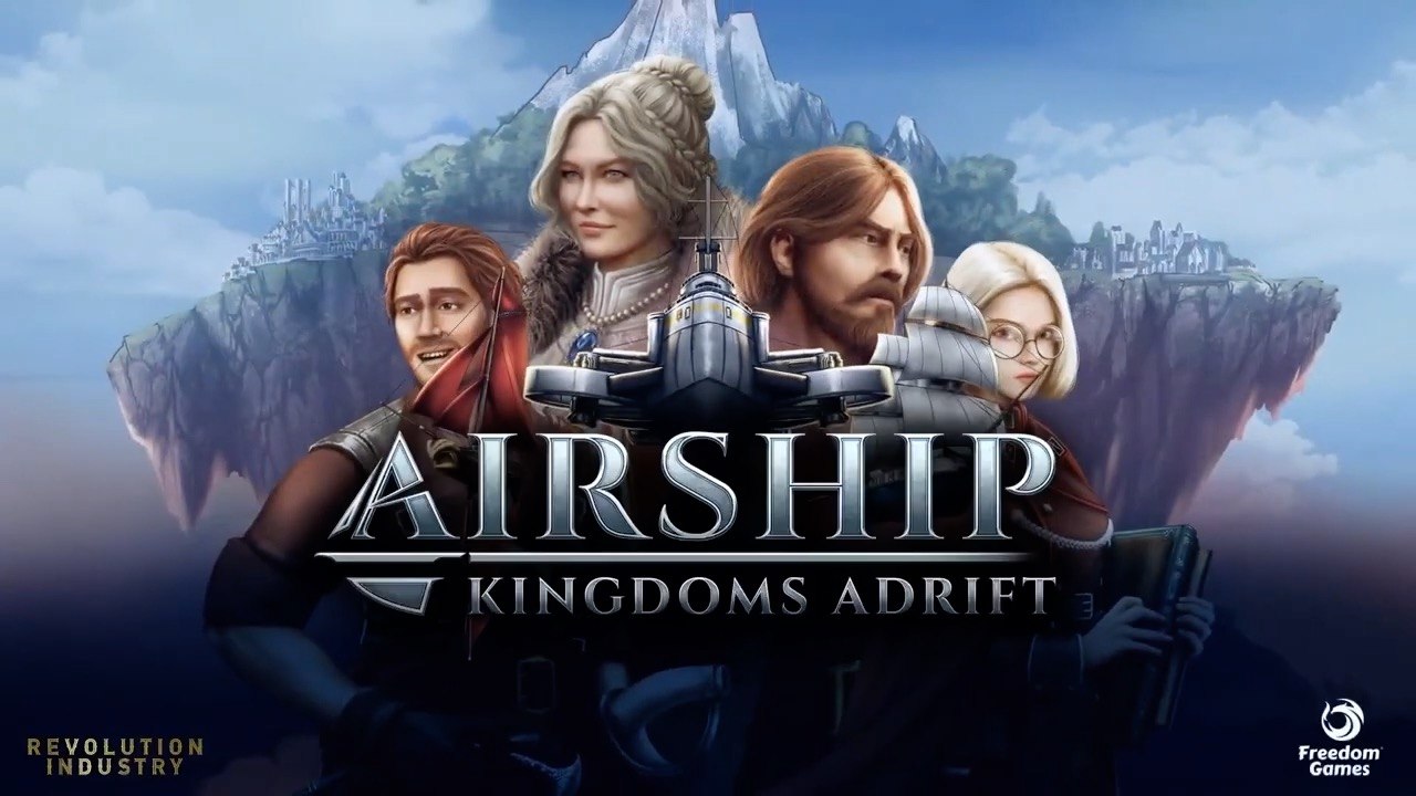 Airship Kingdoms Adrift Official Release Date Announcement Trailer