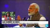 G20 summit in India: PM Modi tests geopolitical clout amid Xi, Putin's absence