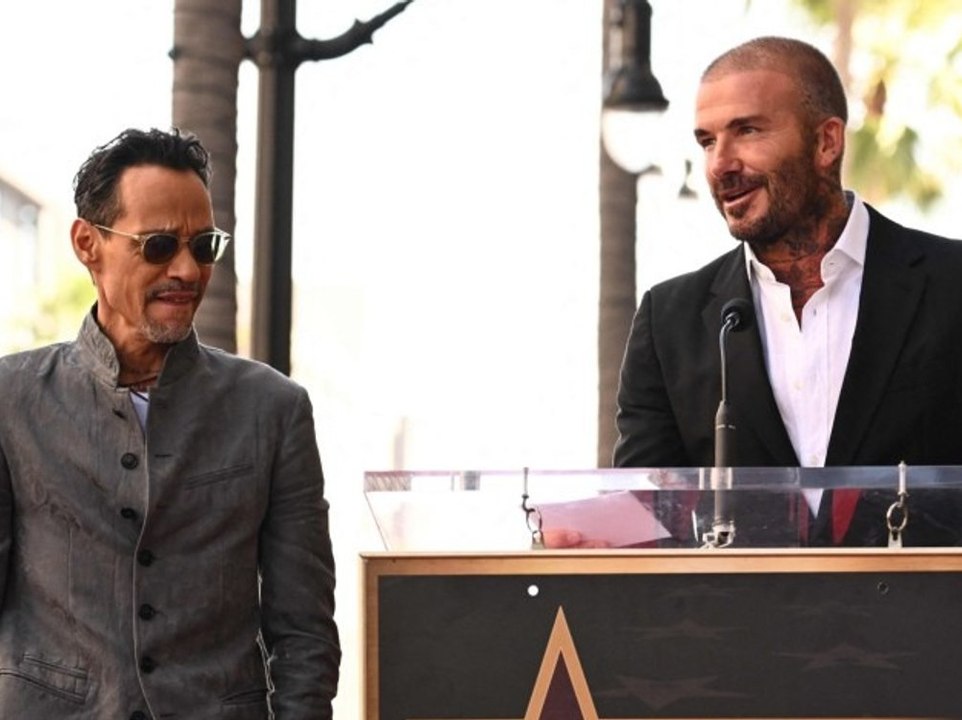 Walk of Fame: So hat David Beckham Marc Anthony überrascht