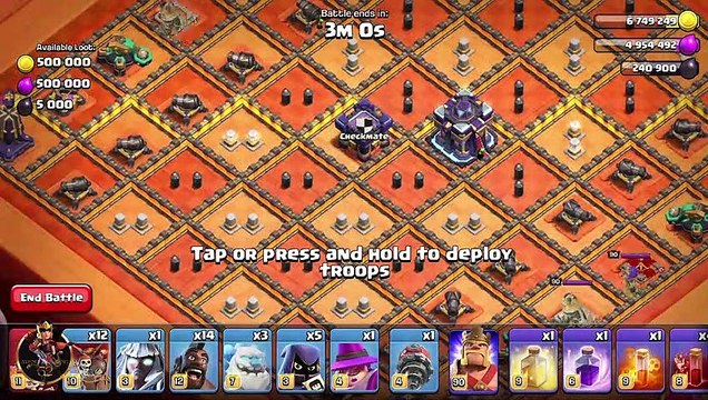 Get 3 Star The Checkmate King Challenge | COC Challenge | Clash of Clans | Avenger Gaming 52